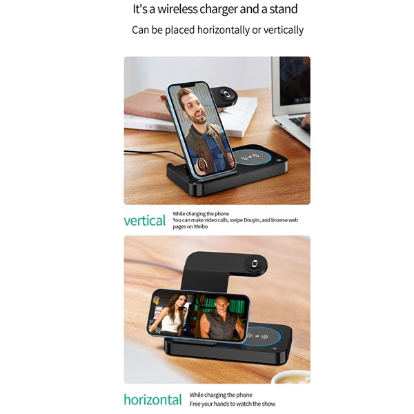 Foldable 4-In-1 Wireless Charger