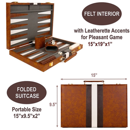 The Games Out Top Backgammon Set