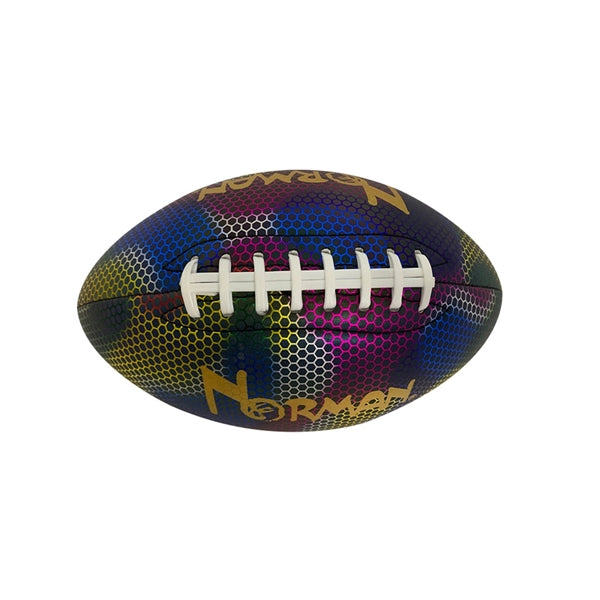 Size 9 Holographic Luminous Light Up Reflective Football