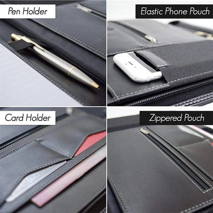 Zippered Padfolio Portfolio Binder