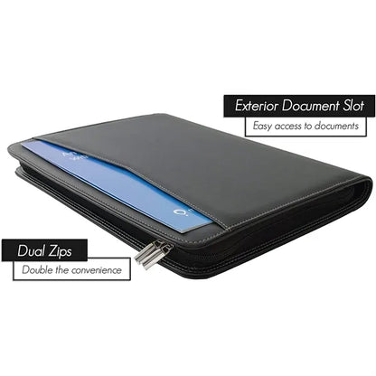 Zippered Padfolio Portfolio Binder