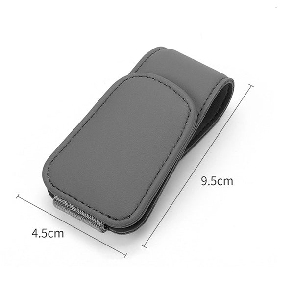 Magnetic Leather Sunglass Holder