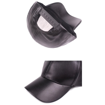 PU Leather Baseball Cap