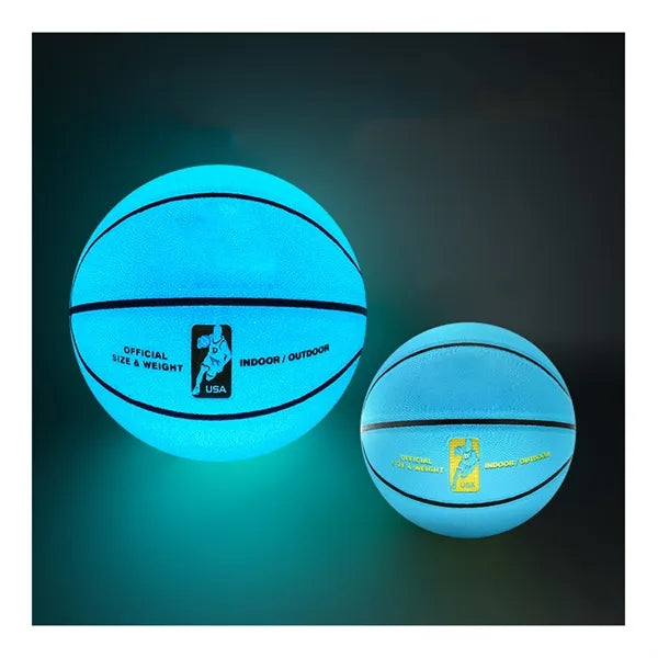 Size 7 Glowing Leather Basketball