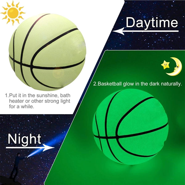 Size 7 Glowing Leather Basketball