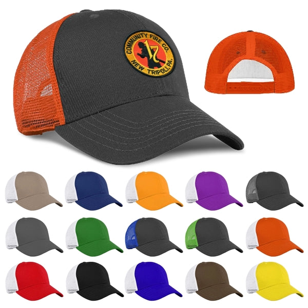 6 PANEL LOW PROFILE TRUCKER CAP