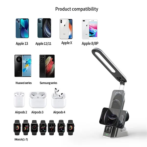 7 in 1 Wireless Charger With Lamp
