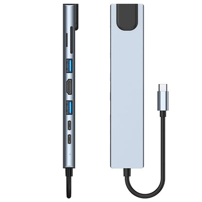 8 in 1 USB Type C HUB Adapter