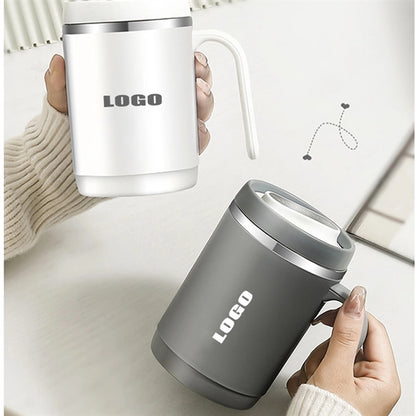 16 Oz Double Wall Vacuum 316 Stainless Steel Cups Mugs W Lid