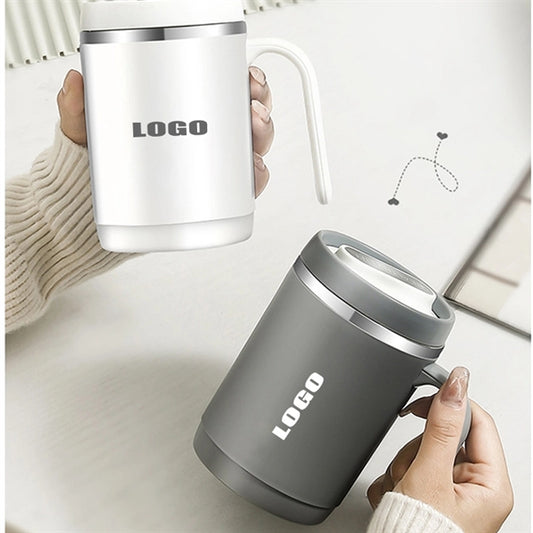 16 Oz Double Wall Vacuum 316 Stainless Steel Cups Mugs W Lid