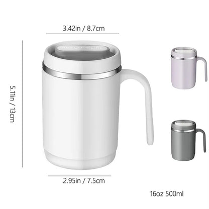 16 Oz Double Wall Vacuum 316 Stainless Steel Cups Mugs W Lid