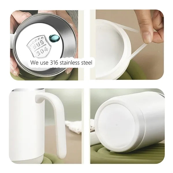 16 Oz Double Wall Vacuum 316 Stainless Steel Cups Mugs W Lid