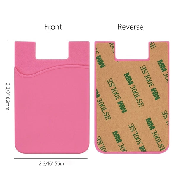 Silicone Phone Wallet Card Holder