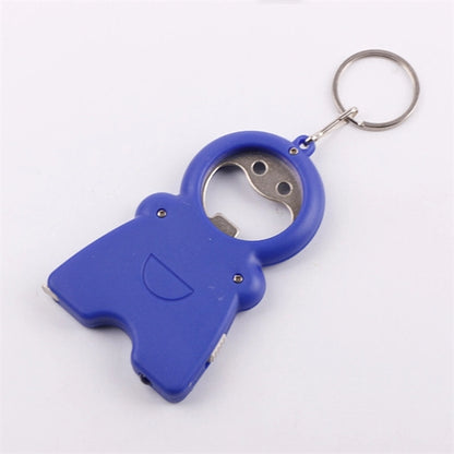 4 in 1 Tape Measure Bottle Opener LED Light with Key Chain