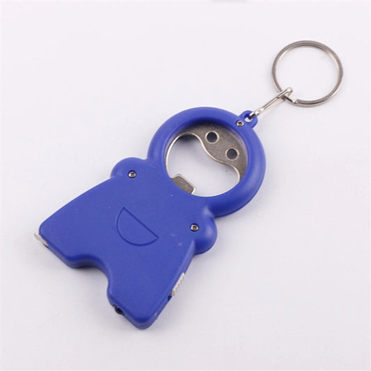 4 in 1 Tape Measure Bottle Opener LED Light with Key Chain