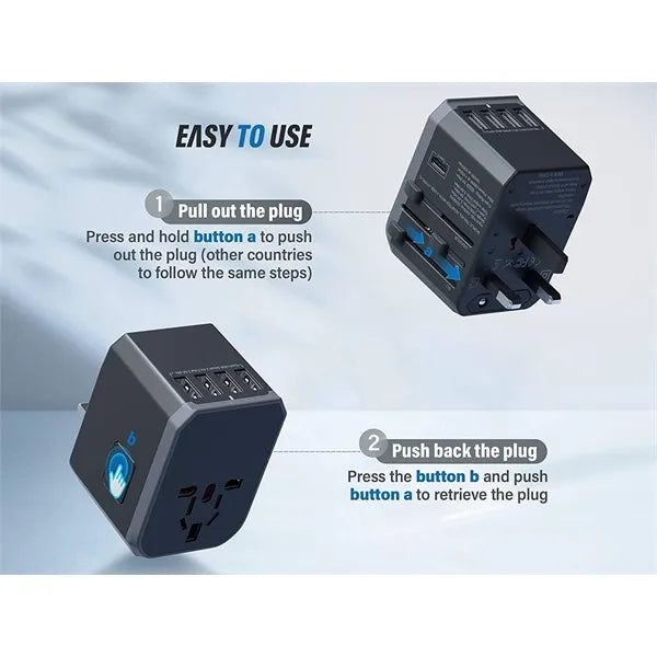 Universal Travel Adapter Wall Charger