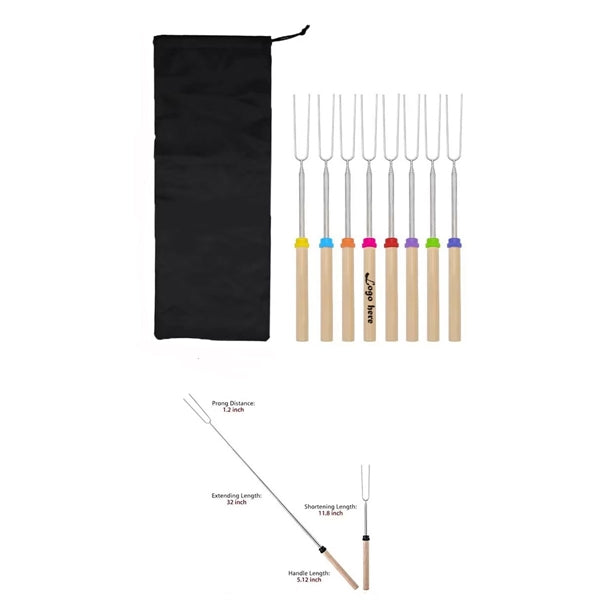 Stainless Steel Telescopic BBQ Fork