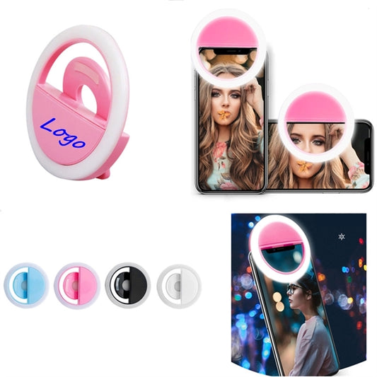 Rechargeable Clip on Selfie Ring Light