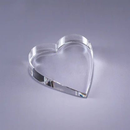 Heart Optic Crystal Paperweight