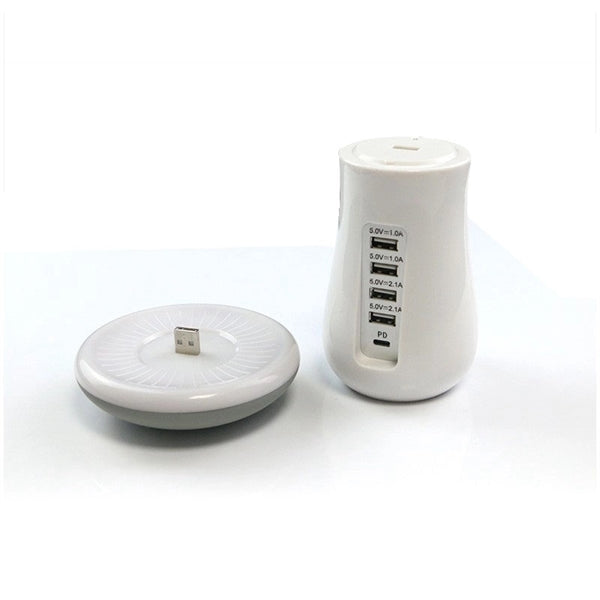 5 Port Mushroom Lamp Charging Station
