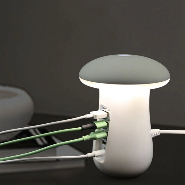5 Port Mushroom Lamp Charging Station