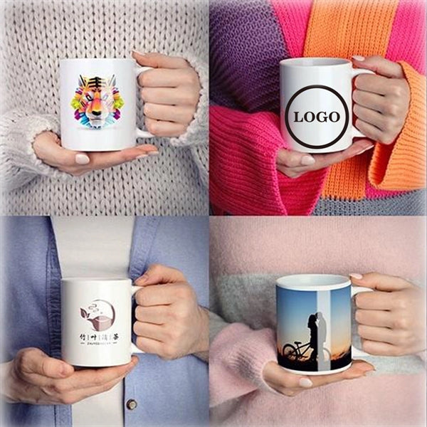 Full Color White Ceramic Mug