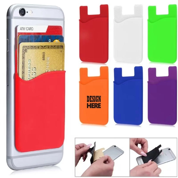 Silicone Phone Wallet with Custom Logo