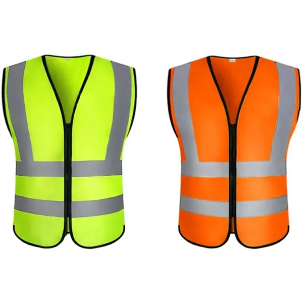 Hi Vis Class 2 rPET Reflective Knitted Safety Workwear Vest