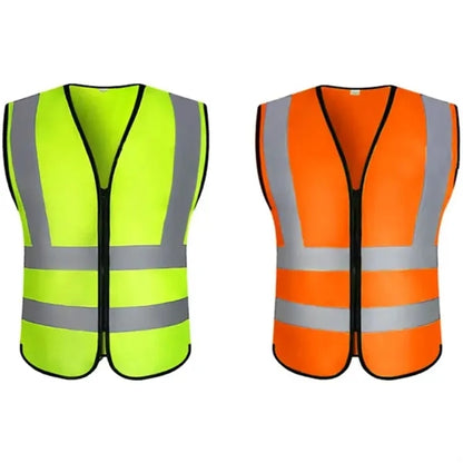 Hi Vis Class 2 rPET Reflective Knitted Safety Workwear Vest