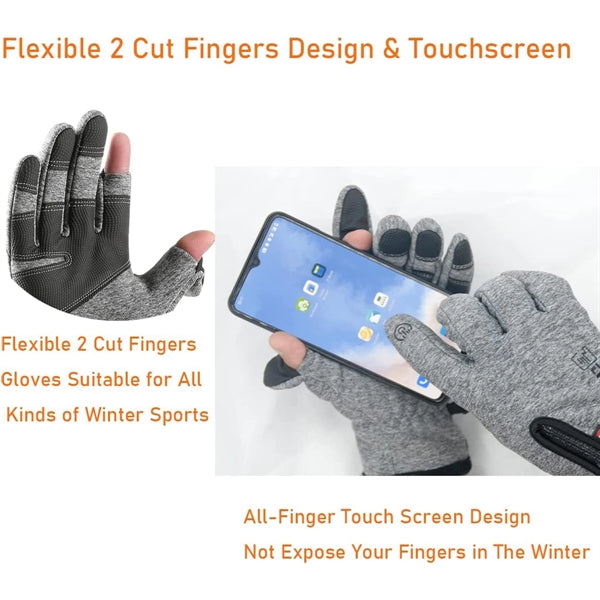Winter 2 Fingerless Fishing Gloves
