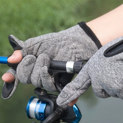 Winter 2 Fingerless Fishing Gloves