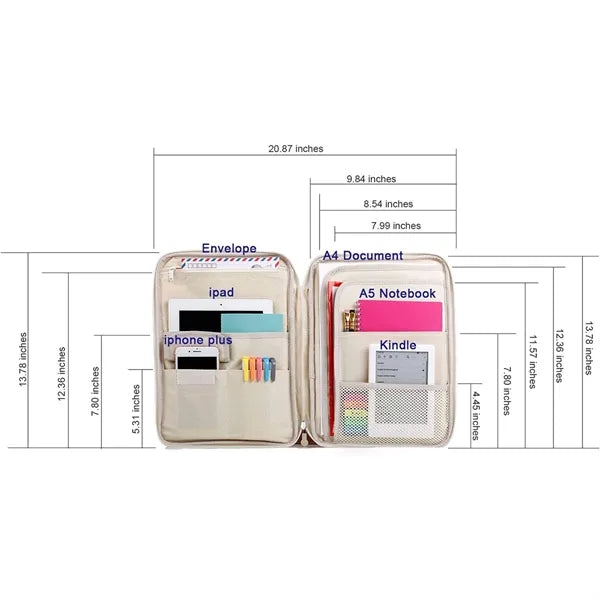 Waterproof Travel Documents Organizer Bag