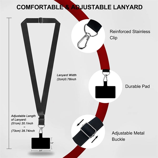 Phone Lanyard Detachable Neck Cord