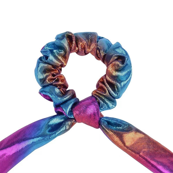 Rainbow Hair Scrunchies