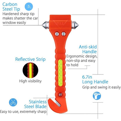 Car Glass Breaker Safety Hammer
