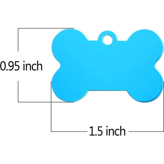 Bone Shape Pet Id Tag