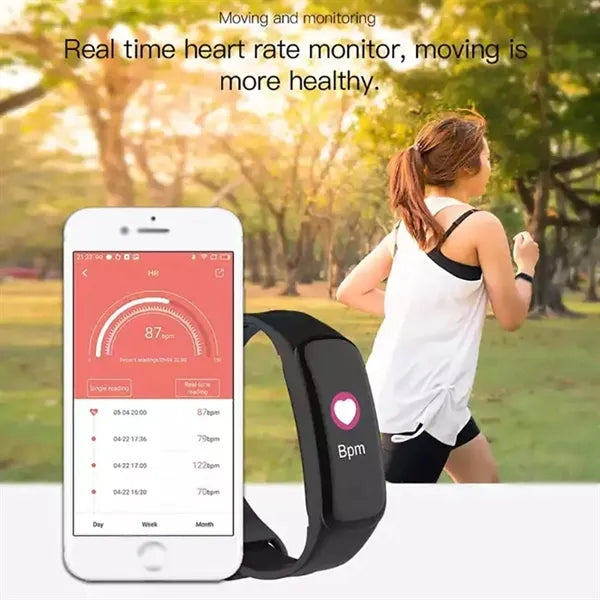 Waterproof Smart Heart Rate Bracelet Fitness Tracker