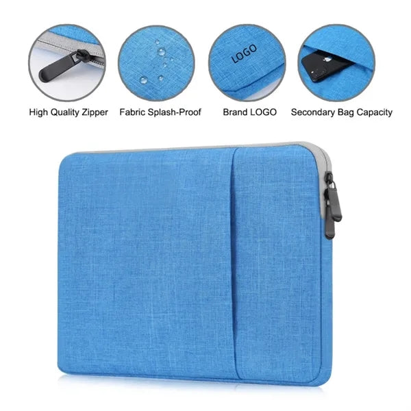 8-15 Inch Zipper Laptop Sleeve Notebook Computer Pocket Case