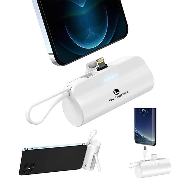 Portable Phone Charger With Cable
