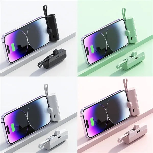 Portable Phone Charger With Cable