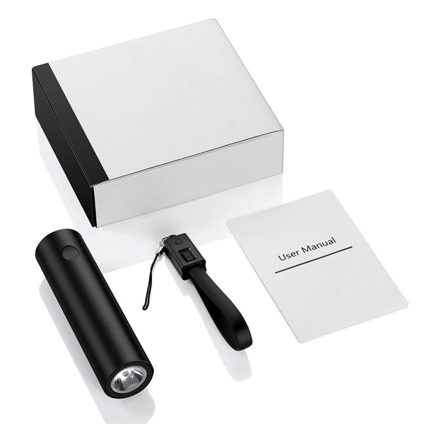 2-in-1 Power Bank with Flashlight and Cable