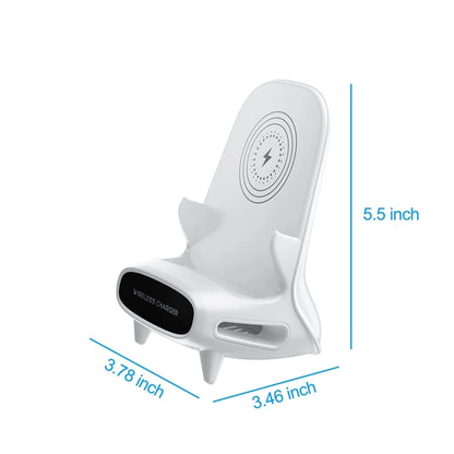 Wireless Charger Stand With Sound Box