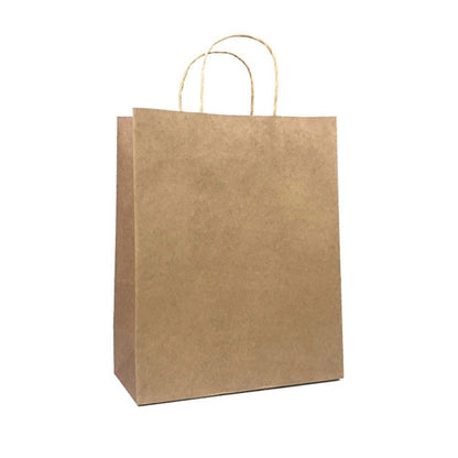 Full-bleed 4 C/P Kraft Paper Shopping Tote Bag