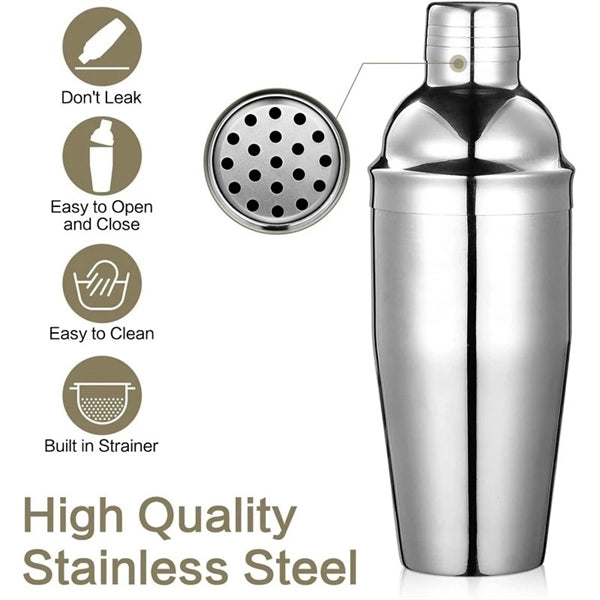 24 oz Cocktail Martini Shaker Set Bartender Kit
