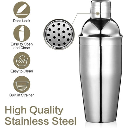 24 oz Cocktail Martini Shaker Set Bartender Kit