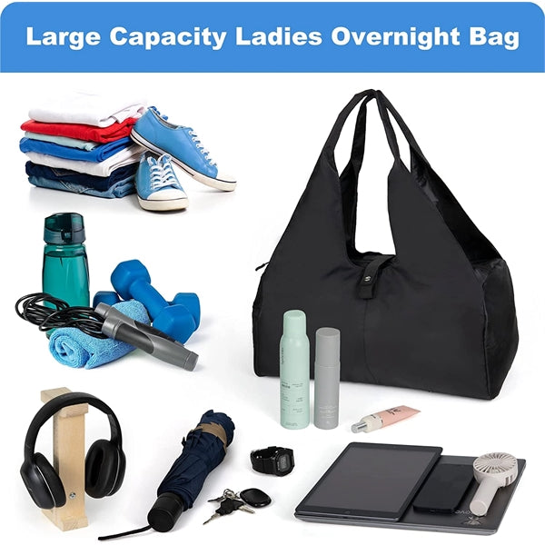 Gym Tote with Shoe Compartment
