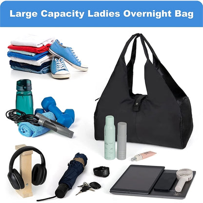 Gym Tote with Shoe Compartment