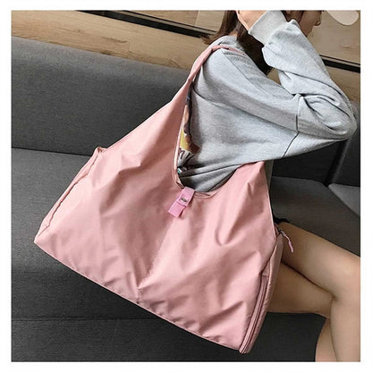Gym Tote with Shoe Compartment