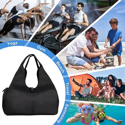 Gym Tote with Shoe Compartment