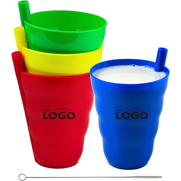 Baby Plastic Straw Cup